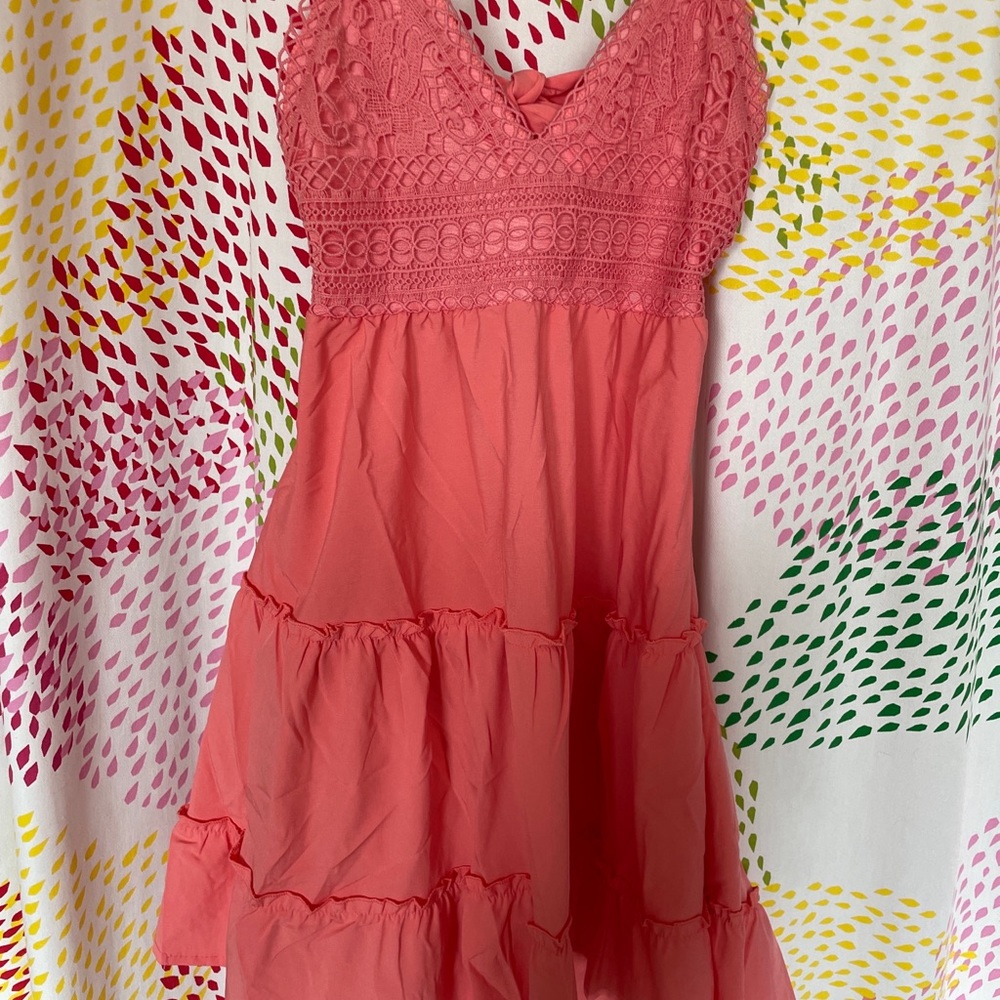 Pink Lace Dress